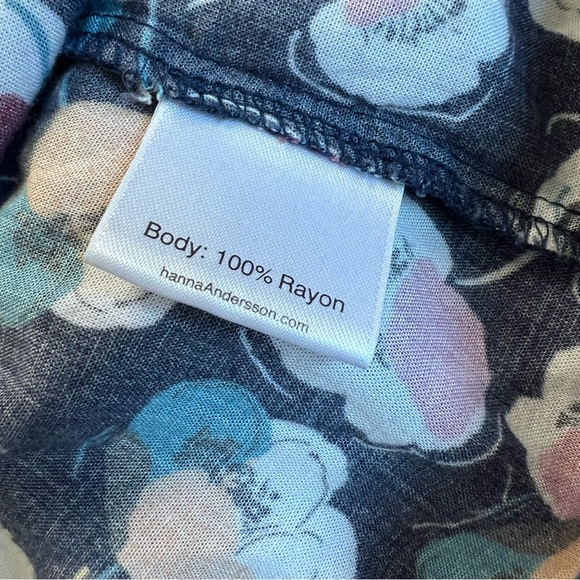 Hanna Andersson Floral Challis Dress 120cm (6-7Y) - Picture 7 of 9